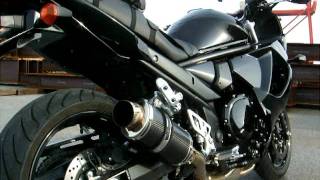 SUZUKI BANDIT1250F DELKEVIC 225mm DS70 Slipon EXHAUST SOUND [upl. by Sanburn688]