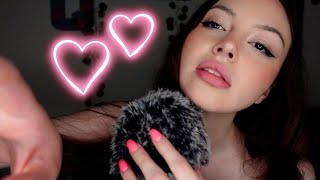 ASMR Girl Compliments You 💕 Words of Affirmation whisper face touching fluffy mic brushing [upl. by Eolande]