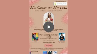 Miss Cayeux sur Mer 2024 – Cayeux sur Mer  Benoît MEURICE [upl. by Aicener]