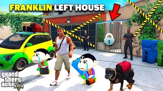 Shinchan and Franklin Left Franklins House in GTA 5   SHINCHAN GTA 5 [upl. by Adyol]