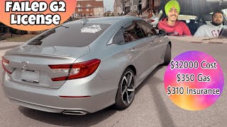 How Punjabi Student bought Honda Accord in Canada while studying Wanted a BMW Cost of Car [upl. by Hillier]