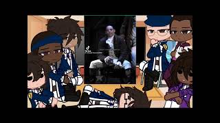 Hamilton reacts to Ft hamilton Lauren’s Jefferson etc gachareact hamilton washington [upl. by Hameerak451]