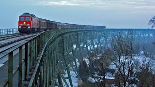 Ludmillas auf der Marschbahn 2012 GüterzugUmleiter 2 Hemmingstedt und Hochbrücke [upl. by Ij95]