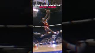 Spud Webb 1986 Dunk Contest 🔥😮‍💨 shorts [upl. by Junno563]