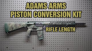 Building a Cleaner and More Reliable AR15  Adams Arms Piston Conversion Kit  SPR Build [upl. by Yraillih]