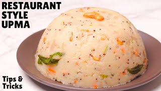 SUPERSOFT UPMA RECIPE For Breakfast  Just Like Restaurants  उपमा बनाने का तरीका  Aarti Madan [upl. by Eittam]