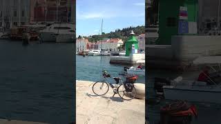 Piran Harbour Bicycle holiday in Slovenia [upl. by Ynwat]