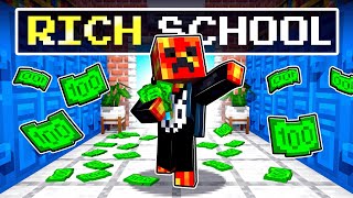 I Sent Baby Preston to RICHEST School In Minecraft [upl. by Cynar353]