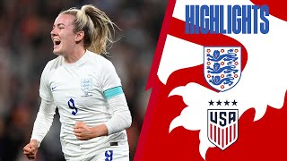 England 21 United States  The Lionesses Defeat The World Champions At Wembley  Highlights [upl. by Annala]