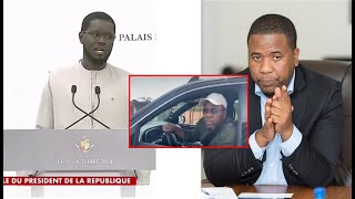 Affaire Bougane le PR Diomaye répond avec fermeté [upl. by Hgiellek563]