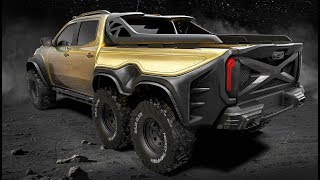 Mercedes XClass Exy 6x6 Concept by Carlex Design  sixwheeled truck [upl. by Silva]