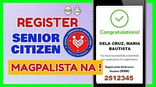 How to REGISTER as a Senior Citizen NCSC ONLINE Registration Madali ba w Osca ID NCSC DSWD [upl. by Nichola]