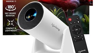 Lifelong light beam smart projector for home 4k support unboxing and usage [upl. by Sateia]