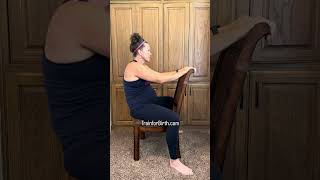 Childbirth Tips amp Pregnancy Training Ways to Pelvic Tilt [upl. by Edniya]