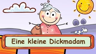 🌼 Eine kleine Dickmadam  Kniereiter zum Mitsingen  Kinderlieder [upl. by Adnar]