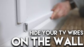 How To Hide TV Wires On The Wall Like A Real OG [upl. by Neleh727]