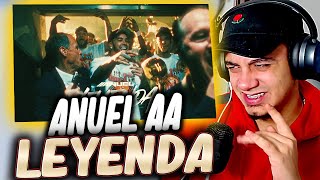 REACCIÓN Anuel AA  Leyenda Video Oficial [upl. by Benedicta]