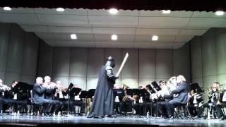 River City Brass Imperial March with Darth Vader [upl. by Enoek]