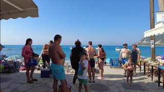 Agios Nikitas Beach walking tour  Lefkada Greece [upl. by Aiuhsoj]