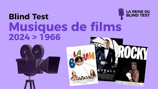 Blind Test  Musiques de films 2024 à 1966 [upl. by Ailhat294]