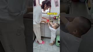 A Sensible TwoYearOld Baby Gives Grandma Some Watermelon First funny comedy cute babyfails [upl. by Acinnor]