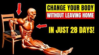 8 exercises WITHOUT EQUIPMENT that will TRANSFORM YOUR BODY in ONLY 28 DAYS  HYPERTROPHIED BODY [upl. by Jempty]