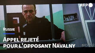 Russie appel rejeté pour lopposant russe Navalny de sa condamnation à 19 ans de prison  AFP [upl. by Aihsirt]