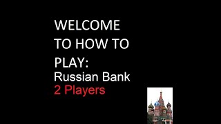 How to play Russian Bank cardgames [upl. by Alaunnoif]