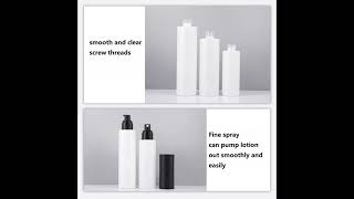 BO893Ready stock lotionspray pump opaque pearl white glass bottles jars and carton boxesskincare [upl. by Marston648]