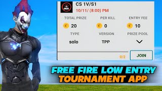 free fire new tournament app entry ₹10 winning ₹20 🤯  gaming x app [upl. by Antonin]