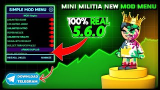 ⚡Mini Militia Mod Menu v560 😱 Mini Militia Hack Mod Download Link  Mini Militia HackHvsH gaming [upl. by Ollie]