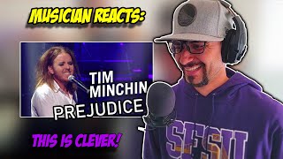 Musician Reacts to Tim Minchin  Prejudice  This was clever reaction react [upl. by Frederica]