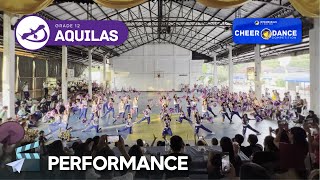 Grade 12 AQUILA Performance  SMS Cheerdance 2024  Cagayan de Oro  Paper Plane Films [upl. by Eenwahs]