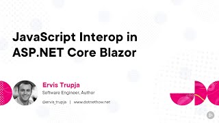 JavaScript Interop in ASPNET Core Blazor Pluralsight [upl. by Poirer]