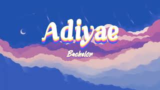 Adiye Lyric Video  GV Prakash Kumar  Dhibu Ninan Thomas  Bachelor  adiye [upl. by Ydneh]