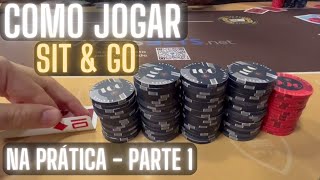 COMO JOGAR SIT amp GO NA PRÁTICA  Dan 10 Poker Vlog 41  Sit and Go Players  Parte 1 [upl. by Perlman]