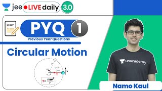 JEE Circular Motion PYQ  1  Unacademy JEE  IIT JEE Physics  Namo Kaul [upl. by Matusow]