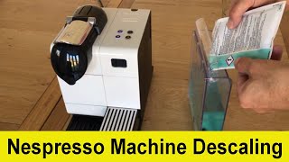 How to descale your Delonghi Nespresso Lattissima coffee machine [upl. by Malha]