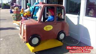 1990s Coin Operated Taxi Kiddie Ride  Paddington Bear [upl. by Anrahs]