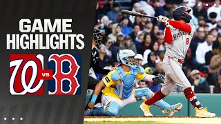 Nationals vs Red Sox Game Highlights 51124  MLB Highlights [upl. by Anatnom]