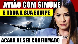 AVIÃO com cantora Simone Mendes irmã de Simaria após AClDENTE 😭 [upl. by Yetak]