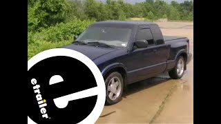 Installation WeatherTech Side Window Rain Guards with Dark Tinting on a 2000 Chevrolet S10 Pickup [upl. by Eiboj]