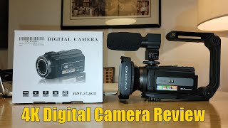 4k Camera  Camcorder Review [upl. by Solim]