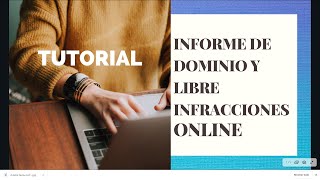 Cómo pedir un INFORME DE DOMINIO Y LIBRE INFRACCIONES ONLINE✍ TUTORIAL [upl. by Sheeree]