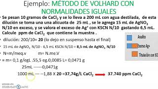 EXPLICACION EJERCICIOS VOLUMETRIA DE PRECIPITACION [upl. by Adnilre406]