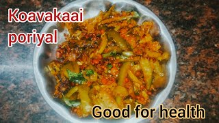 கோவக்காய் பொரியல்  Ivy Gourd Stir Fry In Tamil  Kovakkai Poriyal  Sidedish For Rasam And Sambar [upl. by Adriano]