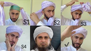 Mufti Tariq Masood Imamah Turban  Turban Tutorial  Majid Shah [upl. by Sager296]