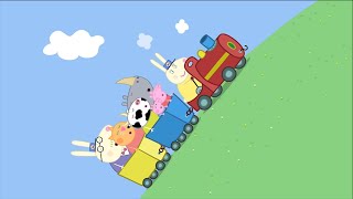 We Love Peppa Pig Grandpa Pigs Train to the Rescue 20 [upl. by Erund636]