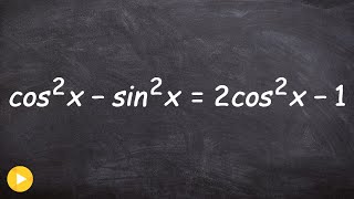 How to verify a trig identity by factoring [upl. by Monahon]