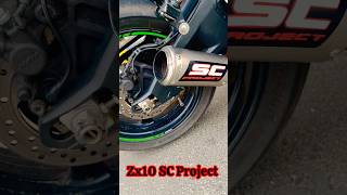 ZX10 R Full System Exhaust SC Project [upl. by Yenmor]